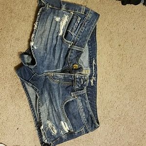 American eagle shortie shorts
